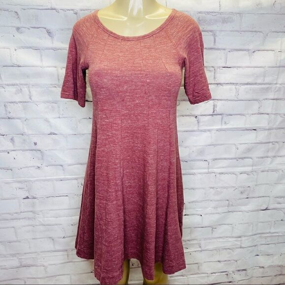 Anthropologie Ganni Swing Dress Winter Jersey Size Small - Picture 1 of 8